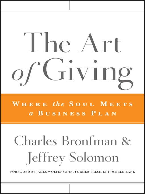 Title details for The Art of Giving by Charles Bronfman - Available